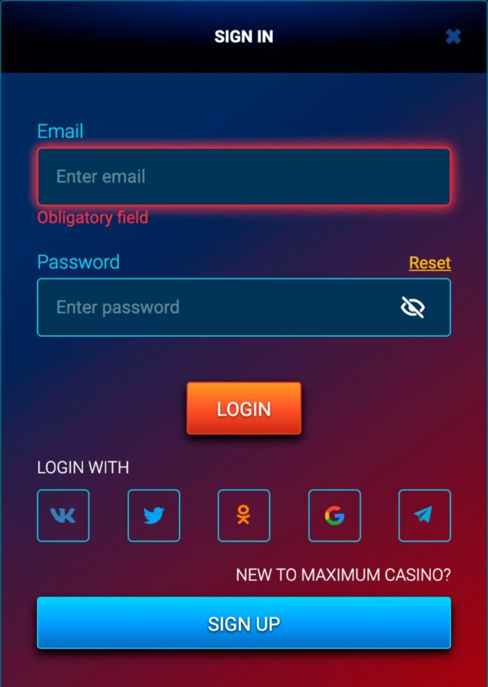 login-7 Maximum Casino Login ☘️ Sign Up Now