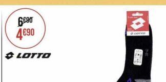 Promo Lot De 3 Paires De Socquettes Sport Lotto chez Géant Casino ...