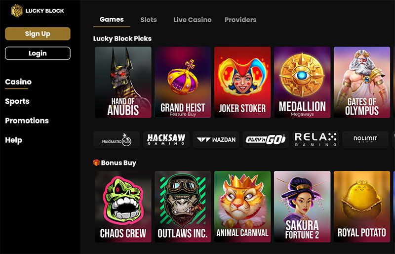 Lucky Block - Lucky Block Casino Guide: Games and Bonuses