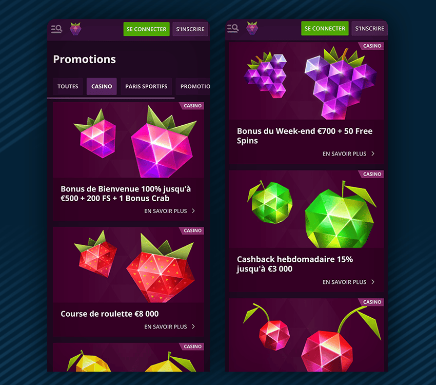 Malina Casino Bonus : 500 € + 200 Free Spins