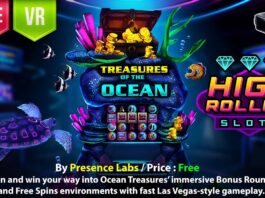 High Roller Slots Gear VR Spin and win your way into Ocean Treasures VR ...