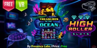High Roller Slots Gear VR Spin and win your way into Ocean Treasures VR ...
