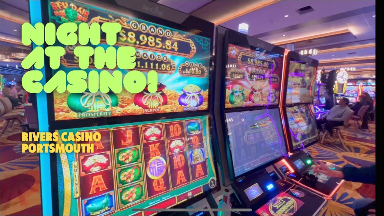 Night at the Casino. Rivers Casino Portsmouth Virginia. Playing slot ...