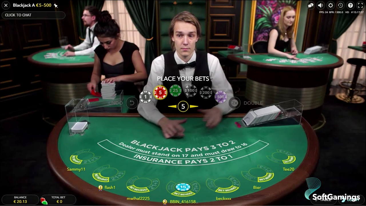 Evolution Gaming - Blackjack - Gameplay Demo - YouTube