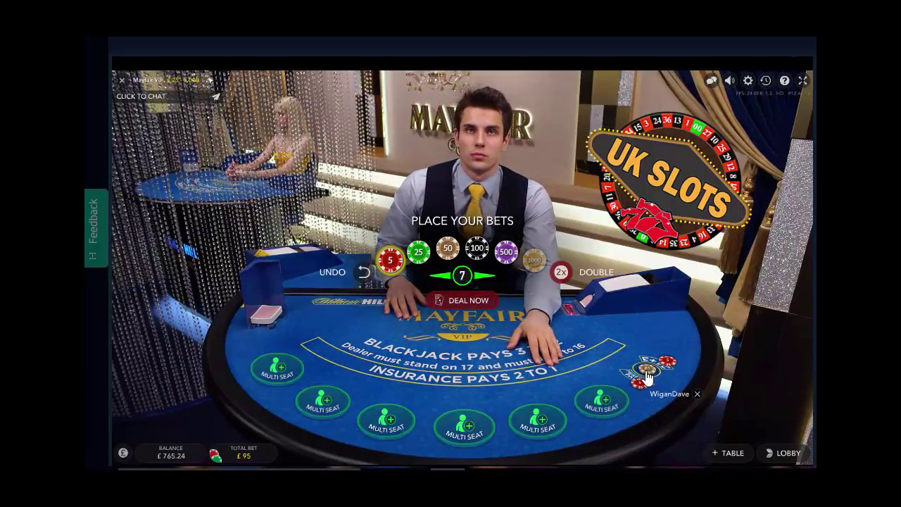 Live Online Blackjack #6 - Progressive High Stakes. Good profit!! - YouTube