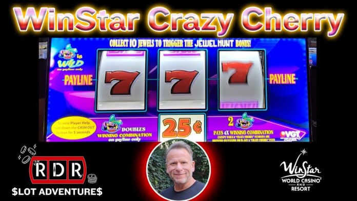WinStar World Casino and the Red Screen Crazy Cherry Slot Machine ...