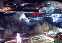 Las Vegas Riviera Casino Demolition Video - YouTube