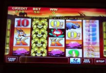 100 lions slot machine at Resorts World casino - YouTube