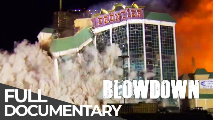 Vegas Casino Frontier Hotel | Building Demolition | BlowDown | S01 E02 ...