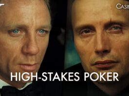 CASINO ROYALE | Poker Game – Daniel Craig, Mads Mikkelsen | James Bond ...