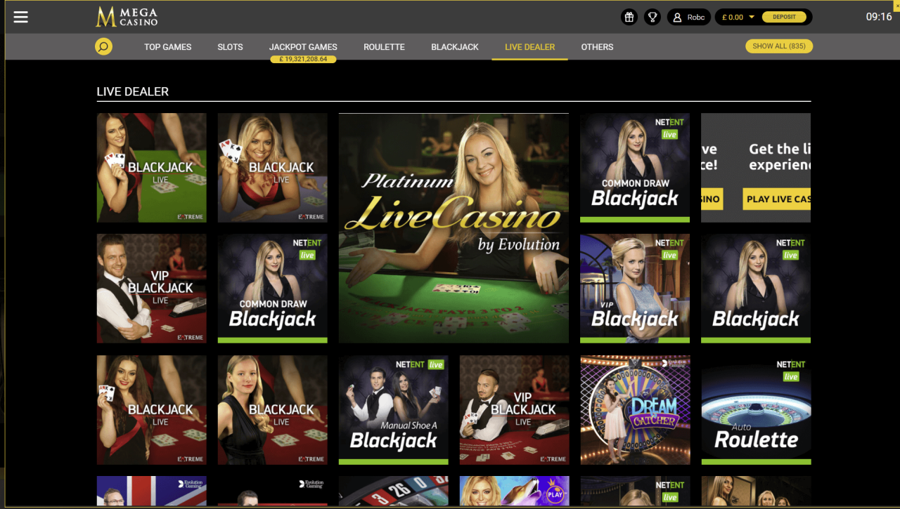 Mega Casino - MatchedBets.com