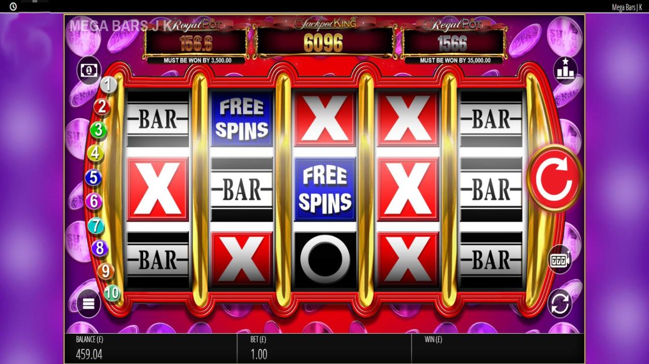 Megabars Jackpot King (Blueprint Gaming) Slot Review & Demo Game