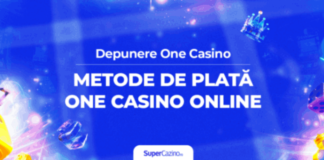 Depunere One Casino 2025 - Metode de Plată One Casino