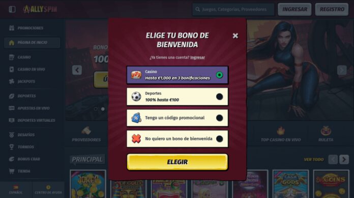 AllySpin Casino ᐉ Reseña, bonos y opiniones de 2026