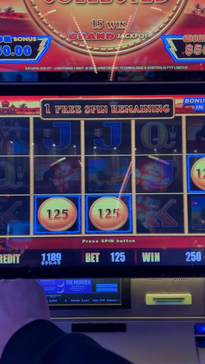 Hold $ spin bonus on Sahara Gold .25 bet let’s see what we get # ...