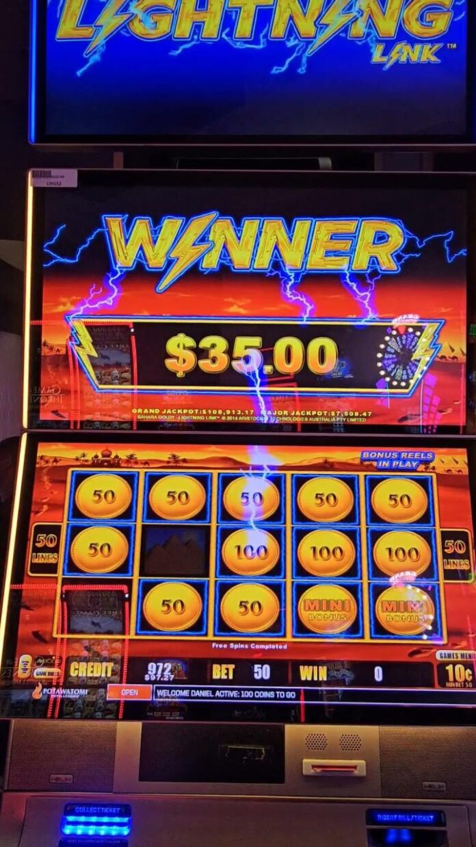 oardefault Sahara Gold Lightning Link Hold & Spin bonus in the High Limit Room at ...