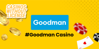 Goodman Casino | Get €500 + 150 FS | Instant Banking 2024