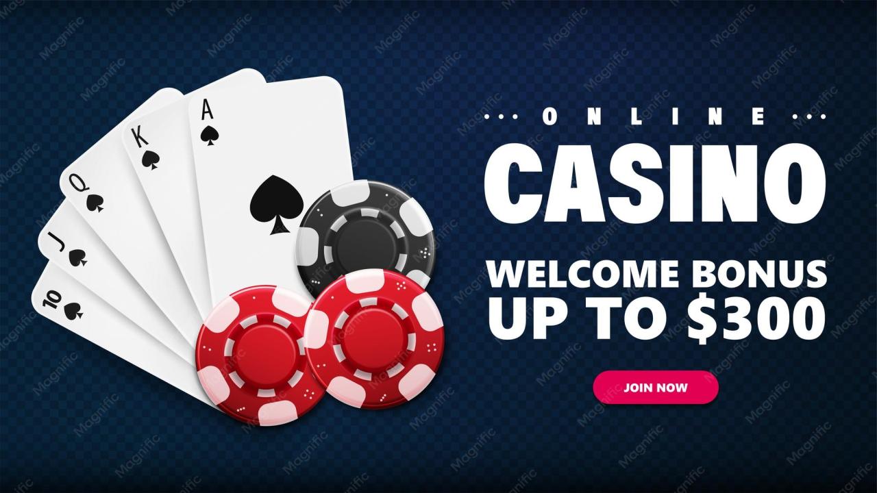Premium Vector | Online casino blue invitation banner for website with ...