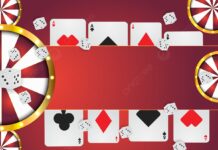 Dunkelrotes Casinospiel Hintergrunddesign, Hintergrund, Kasino, Spiel ...