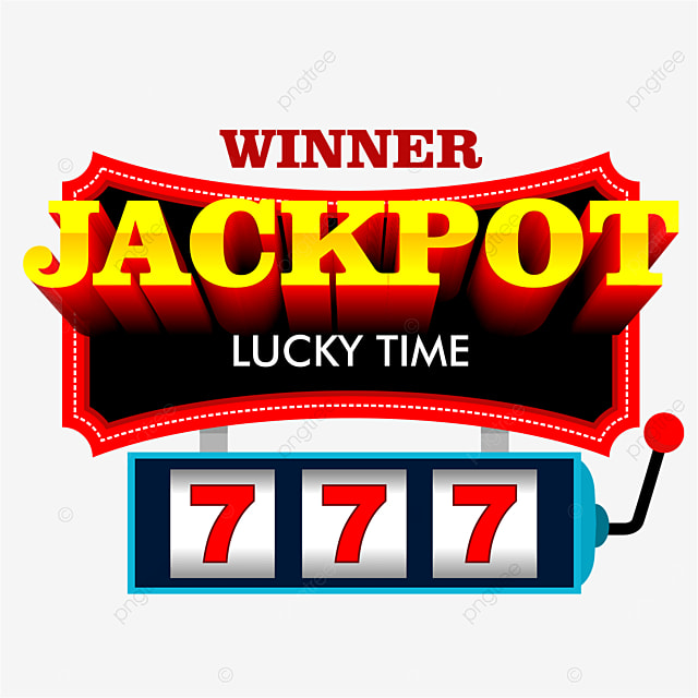 Jackpot Slot Machine White Transparent, Jackpot Lucky Seven 777 Slot ...
