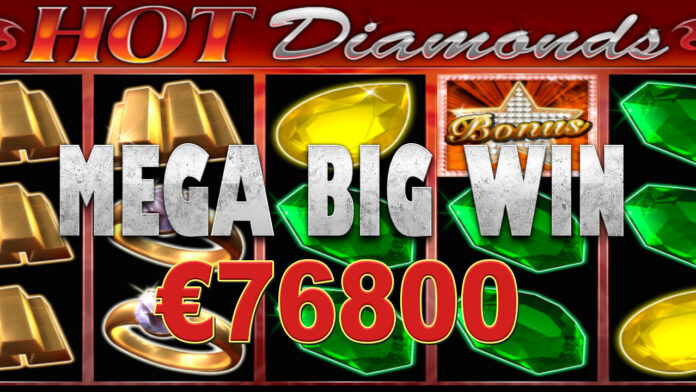 Huge ? Big Win Casino €76800! ? High Rollers Play.. Hot Diamonds Slot ...