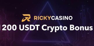 RickyCasino: 2400 USDT Crypto Bonus + 550 Free Spins!