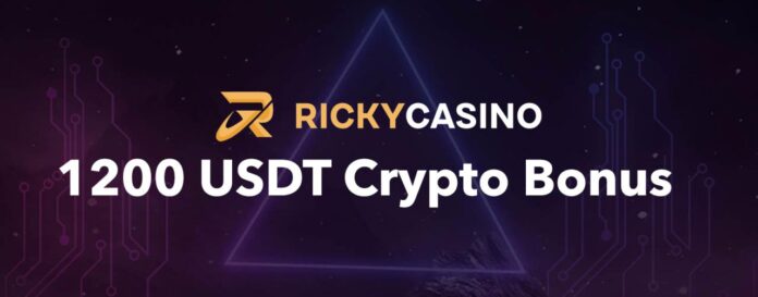 RickyCasino: 2400 USDT Crypto Bonus + 550 Free Spins!