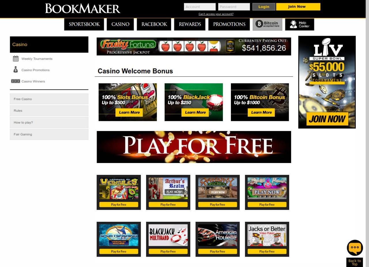 Bookmaker.eu Casino Review [2023]