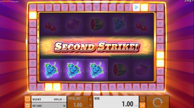 Second Strike slot - Quickspin Casino