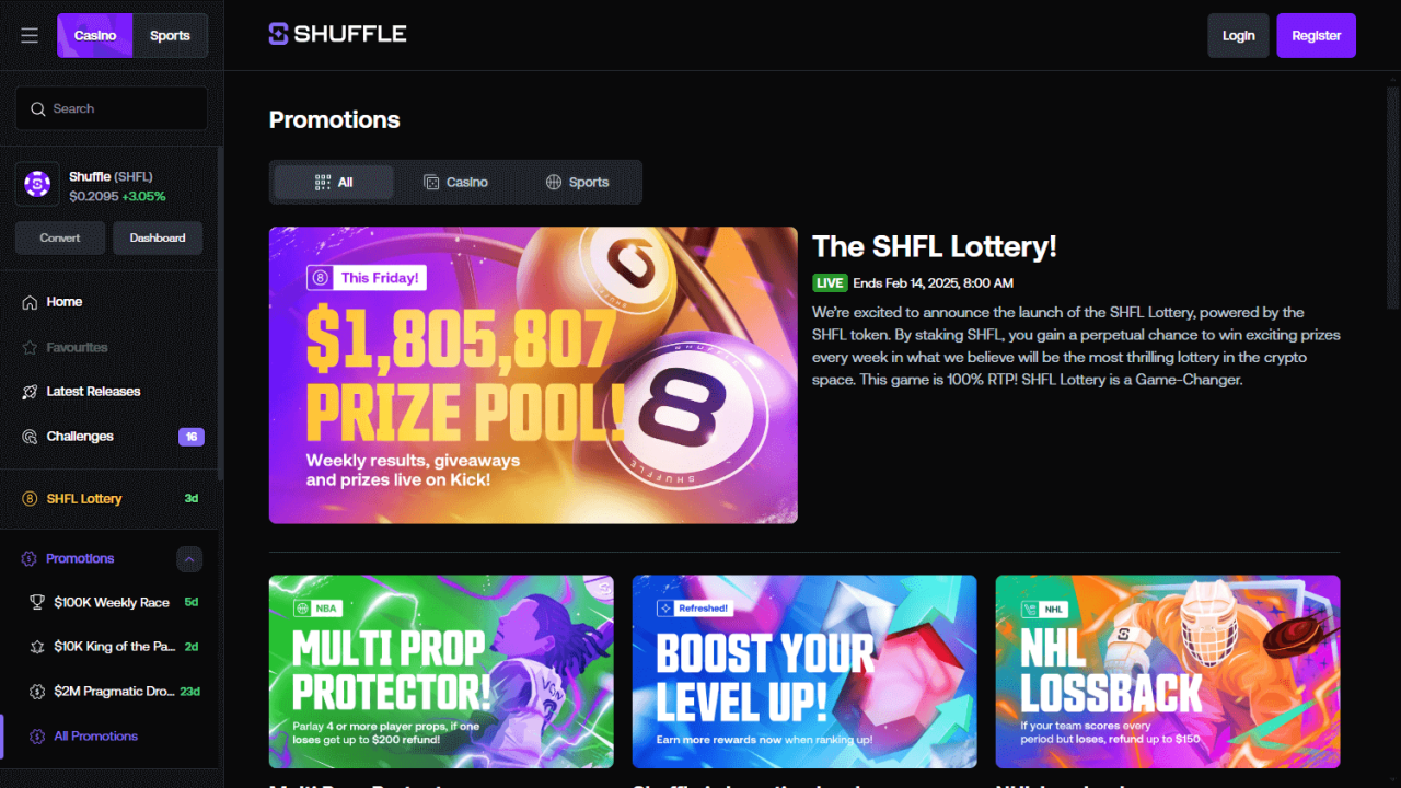 Shuffle Casinoに関する正直なレビュー | Casino Guru