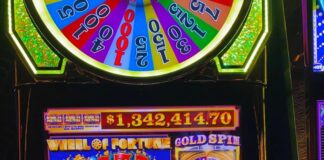 Downtown Las Vegas Wheel of Fortune Slots Continue to Pay Jackpots