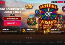Spin Casino - spin and win to get a $1,000 free bonus