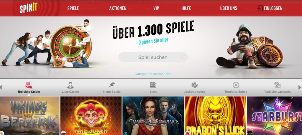 Spinit Casino - Deutsche Online Casinos