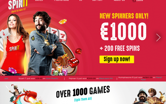 Spinit casino 00 bonus + 200 free spins | claim it today!