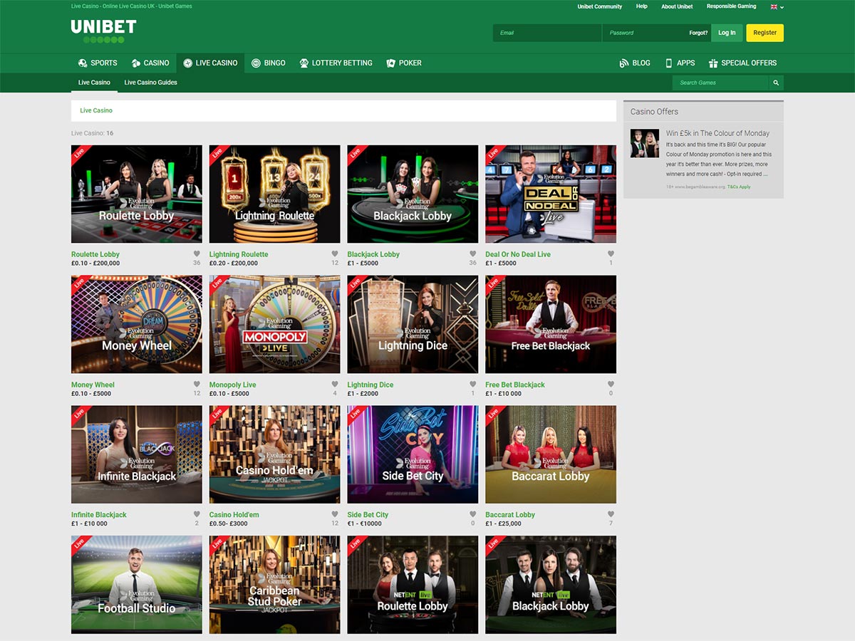 Unibet Casino – No Deposit Bonus & Promo Code | November 2022