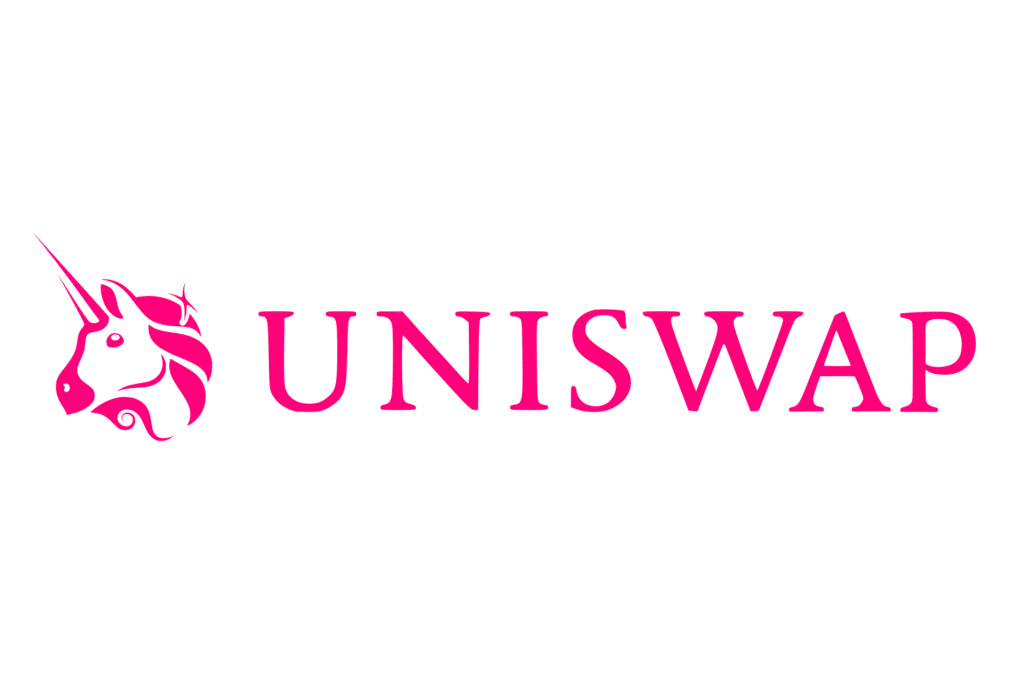 Uniswap protocol logo; illustrates Uniswap as an automated market maker powering swaps and liquidity pools across chains