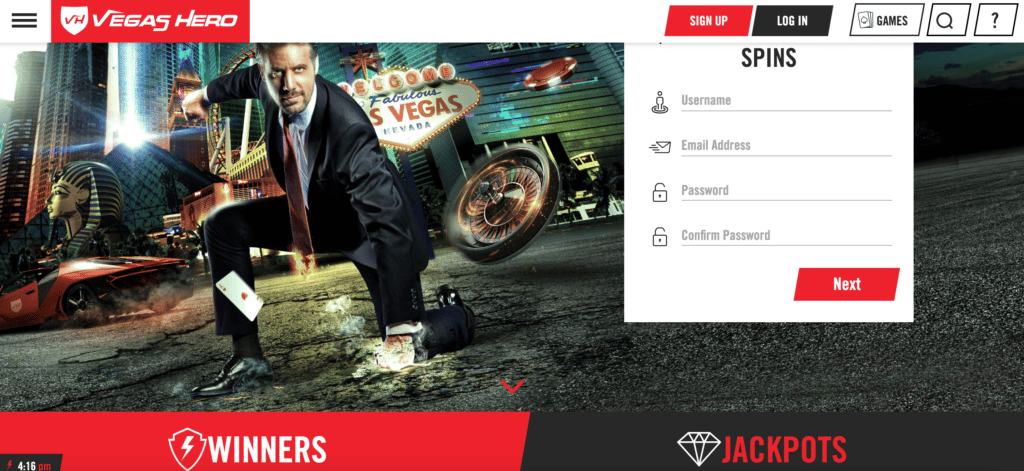 Vegas Hero Sister Sites | Casino Chronicle