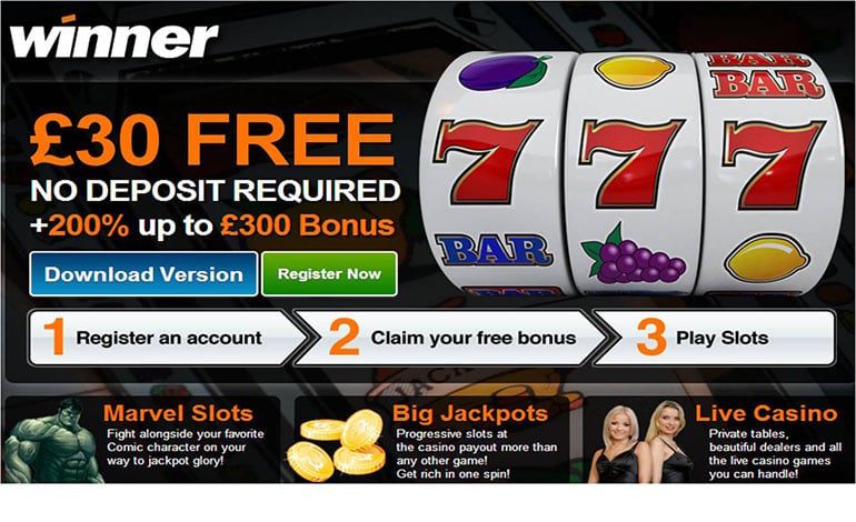 Winner Casino UK Review 2026 - FREE £300 Bonus For UK