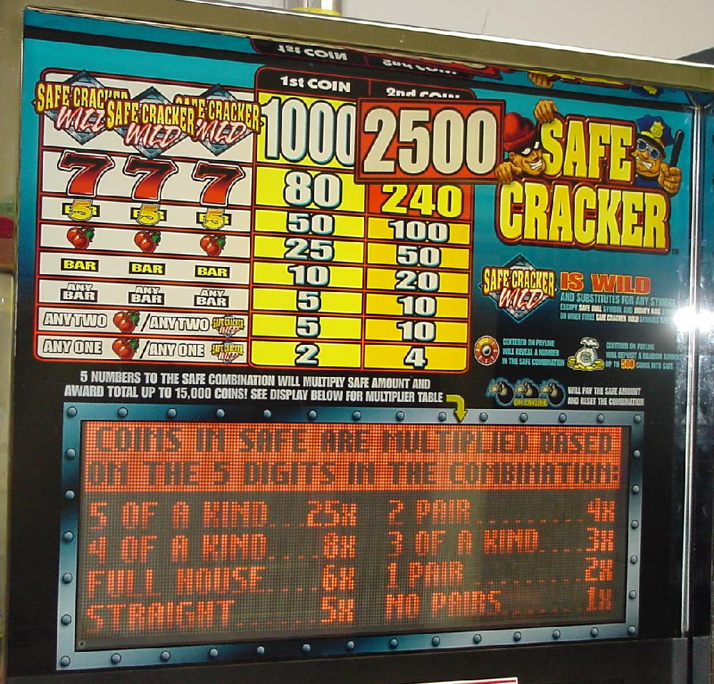 Safe Cracker Slot Machine Williams Wms Safecracker Slot Machines ...
