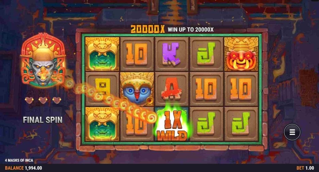 4 Masks of Inca (Foxium) Slot Review | Free Play Demo