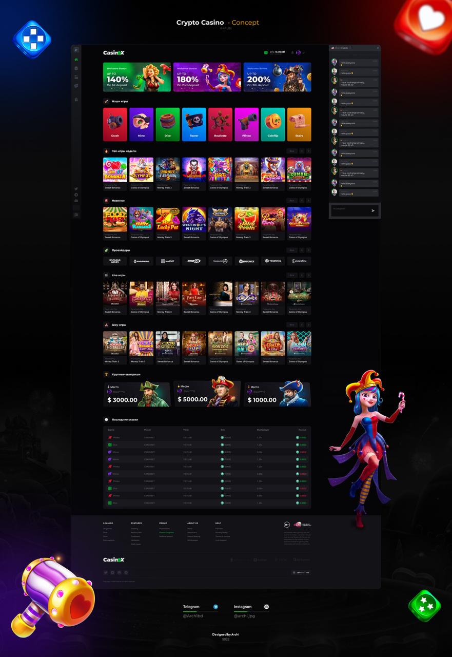 Crypto Casino - Concept on Behance