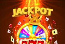 Jackpot casino 777 big win slots and fortune king banner. Vector ...
