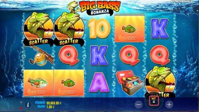 Big Bass Bonanza je atraktivan slot vrlo visokog RTP-a!