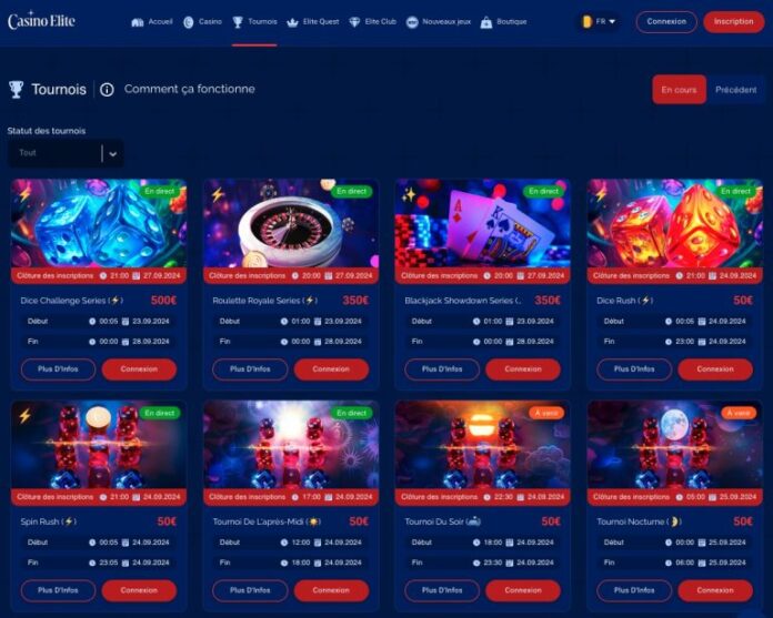 Casino-Elite-tournois-768x615-1 Avis casino Elite : nous avons testé ce nouvel opérateur belge en ...