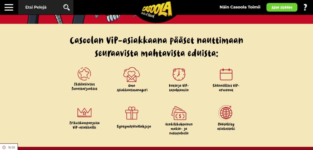 Casoola | Uusi suomalainen kasino - nappaa 100 ilmaiskierrosta nyt!