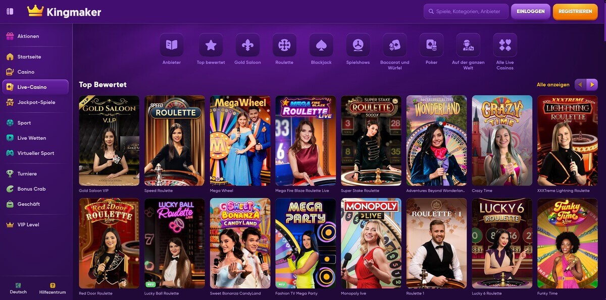 Die besten Live Casinos 2024 | Live Dealer Spiele im Test