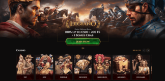 Legiano Casino - Melden Sie sich jetzt an & Beginnen Sie groß zu ...