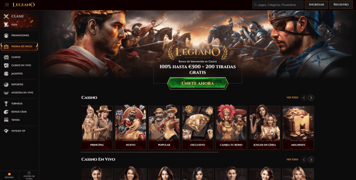 Legiano Casino ᐉ Reseña, bonos y opiniones de 2025