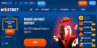Play Aviator at MostBet online casino - registration