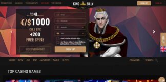 King Billy Online Casino Review | Bonuses, Free Spins, Best Offers